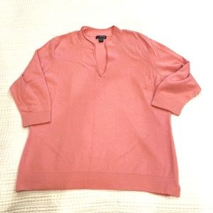 100% CASHMERE GRIFFEN SWEATER L